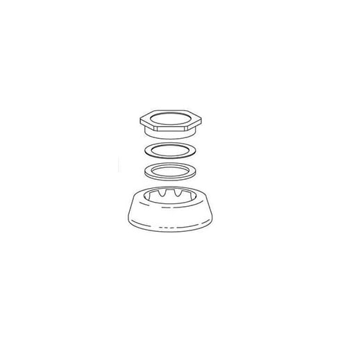 Sloan Valve Royal® F-5-A 1-1/2 in. Spud Coupling Assembly in Chrome